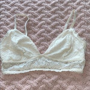 Cream bralette no padding